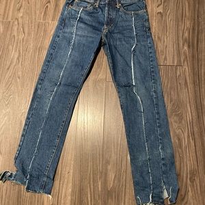 Custom demolish jeans
